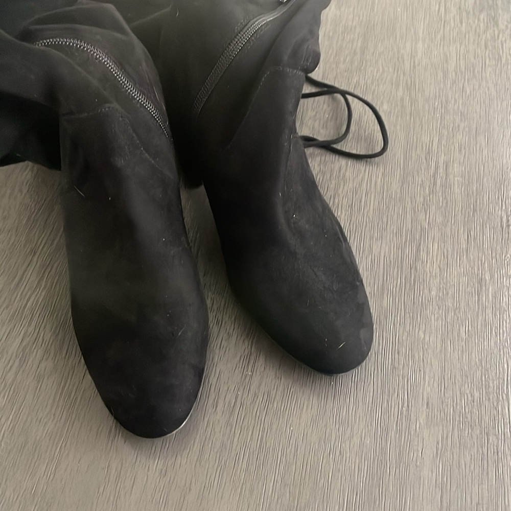 Kelly & Katie black over the knee boot size 6.5m. - Picture 4 of 5